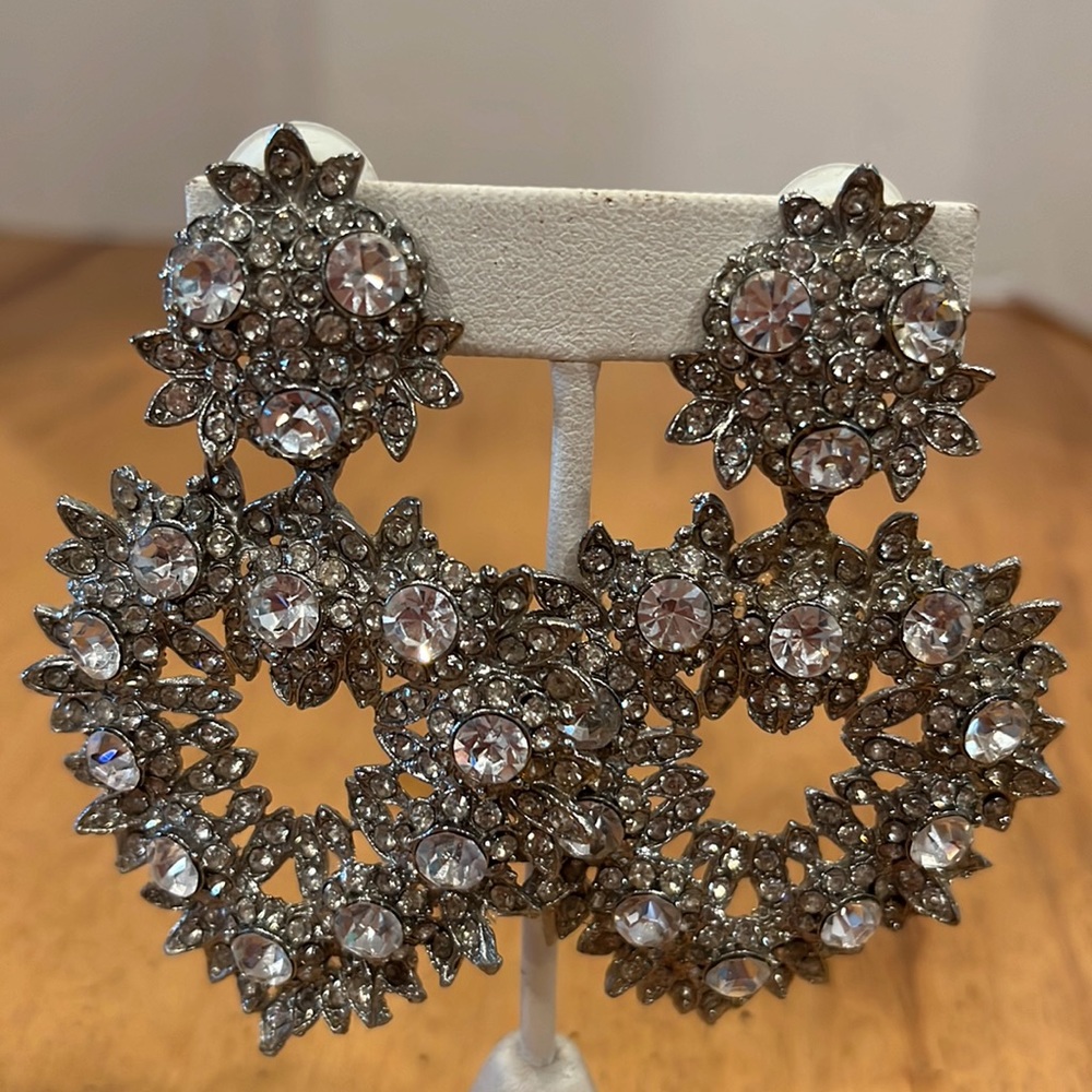 Thelma Deutsch Collectible open Heart Clips vintage never worn Incredible New
